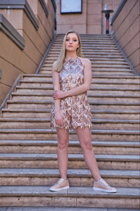 Rose Gold Sequin Romper